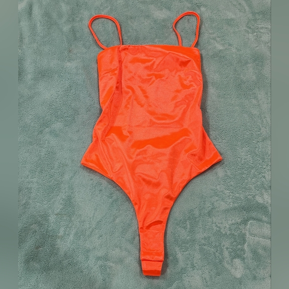 Bodysuit Neon Orange - Picture 1 of 5